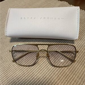 Elisa Johnson Jane Metal Gold Sunglasses